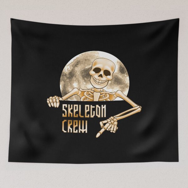 Item preview, Skeleton crew: service with a smile for a happy Halloween designed and sold by NaughtyGoose.