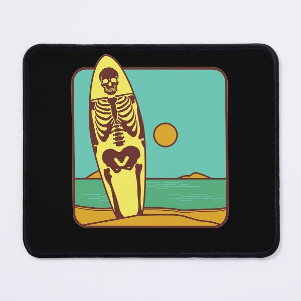 Item preview, Human skeleton surfing designed and sold by Dynamitebucket.