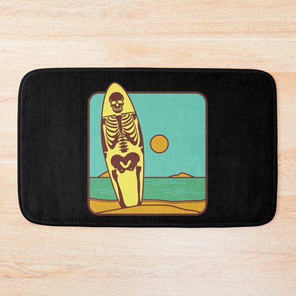 Item preview, Human skeleton surfing designed and sold by Dynamitebucket.