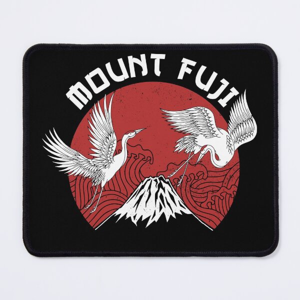 Item preview, Fuji Mount Tokyo Japan Fujiyama Japanese Crane Inspired 80s Style designed and sold by enjoytheshirt.