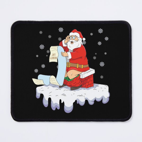 Naughty Santa Art Board Print for Sale by trendingatees