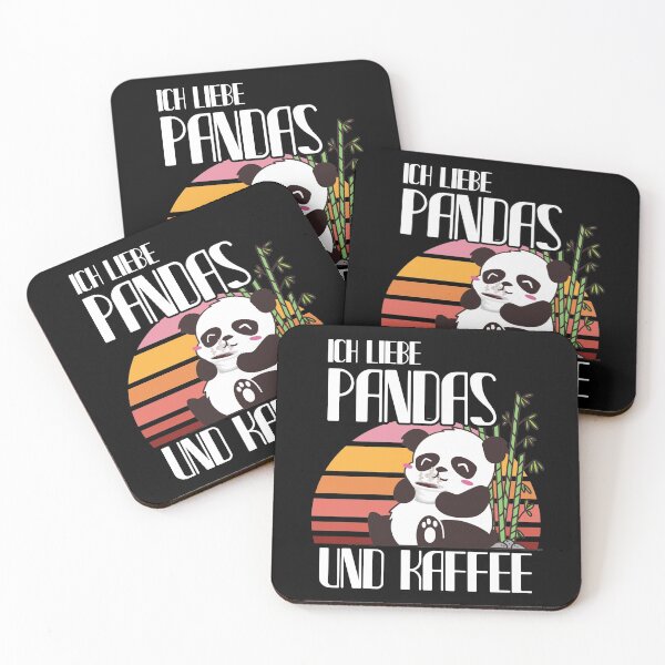 Artikelvorschau, Ich Liebe Pandas Und Kaffee entworfen und verkauft von primetee.