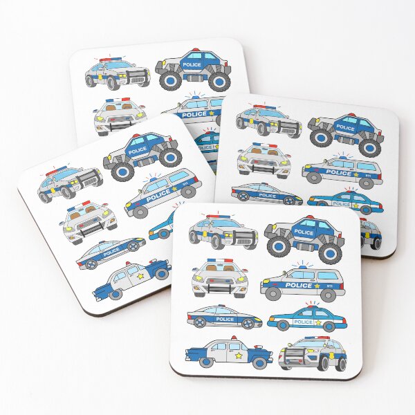 Item preview, Police Vehicles Cop Cars designed and sold by samshirts.