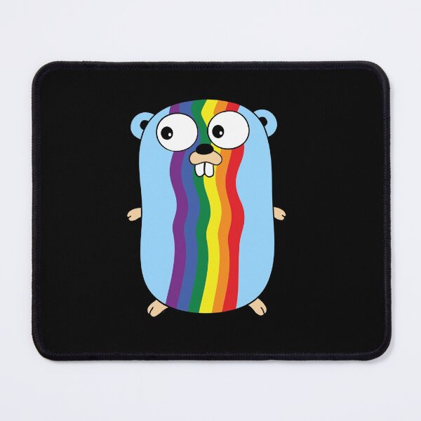 Item preview, The Go gopher in LGBT designed and sold by cookieandcode.