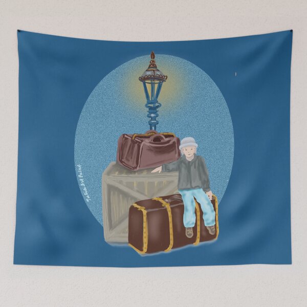 Item preview, At a train station in Paris designed and sold by Julia's Print Studio .