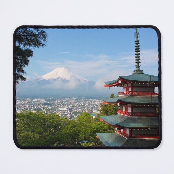 Item preview, Fujiyoshida Pagoda Temple, Japan Attractions, Japan Tourist Attractions, Japanese Attractions, Visit Japan Today designed and sold by nihontees.