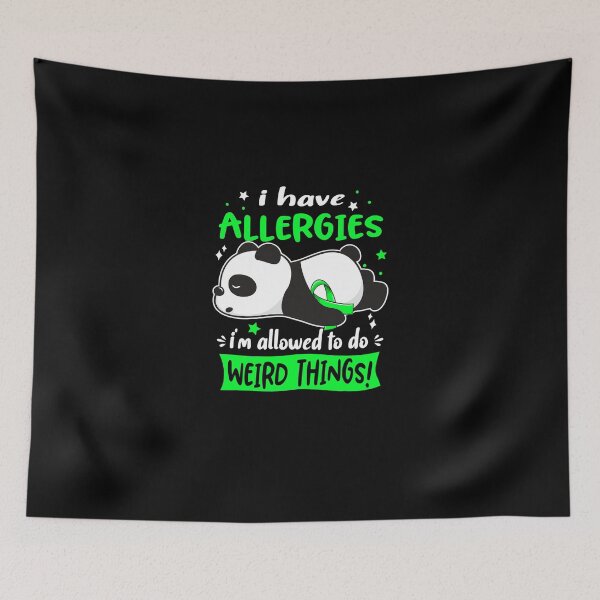 Item preview, Allergies Warrior I Have Allergies I Am Allowed To Do Weird Things! designed and sold by VICTORIANDREA.