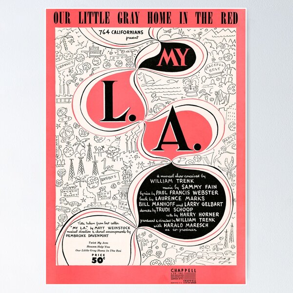 Item preview, OUR LITTLE GRAY HOME IN THE RED  (vintage illustration) designed and sold by ART INSPIRED BY MUSIC.