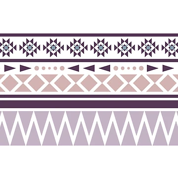 Artwork thumbnail, Aztec Pattern by Fern and Quill