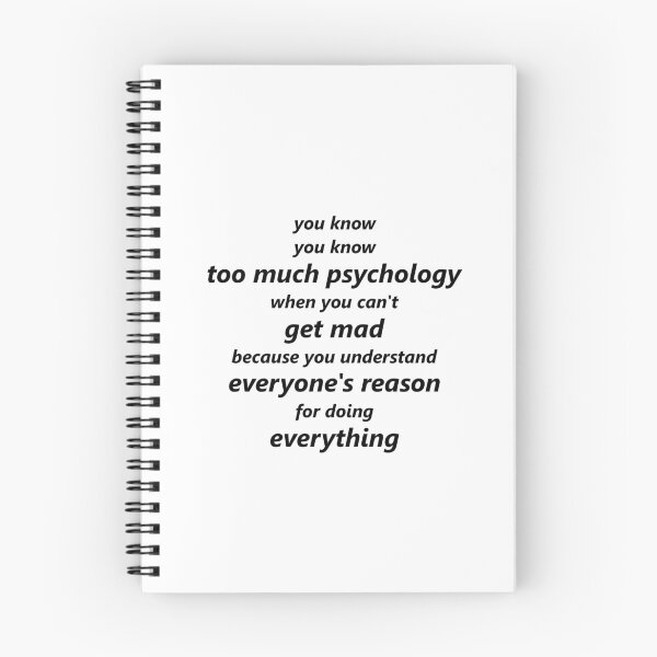 Item preview, You Know too Much Psychology - Funny Psychologist Gifts  designed and sold by Sky1I.