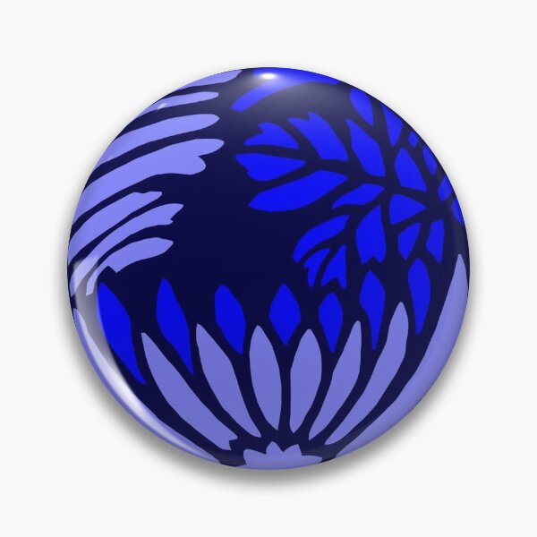 Item preview, Art nouveau blue ornamental balls designed and sold by aapshop.