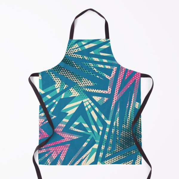Item preview, Abstract urban pattern with curved geometry elements and dots designed and sold by TeeFashionShop.