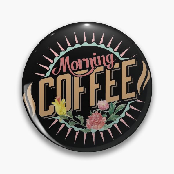 Item preview, Morning Coffee (black background) designed and sold by ibijin.