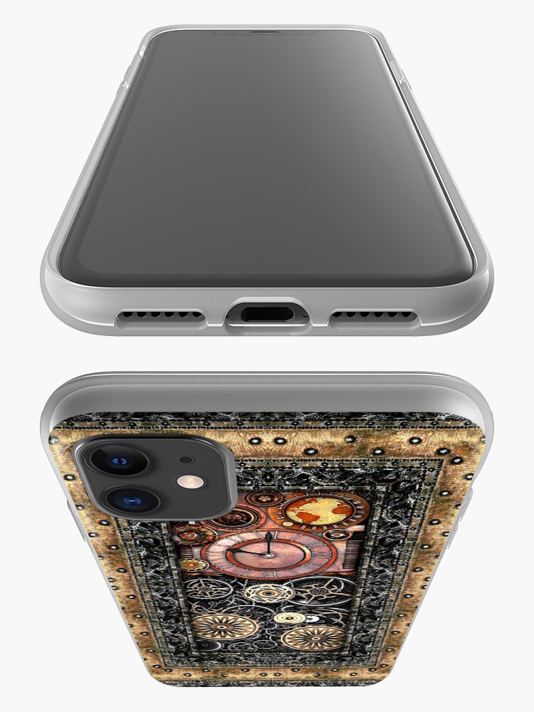Alternate view of Infernal Steampunk Timepiece #2B Vintage Steampunk phone cases iPhone Case & Cover