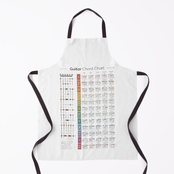 Item preview, Guitar Extended Chord Chart designed and sold by pennyandhorse.