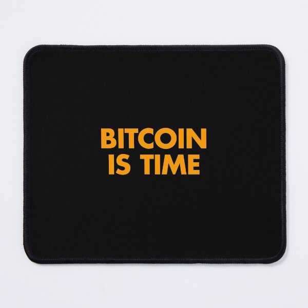 Item preview, Bitcoin is Time - Bitcoin Maximalist - Orange - Version 2 designed and sold by NautilusMare.