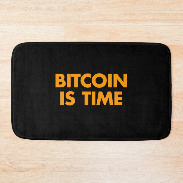 Item preview, Bitcoin is Time - Bitcoin Maximalist - Orange - Version 2 designed and sold by NautilusMare.