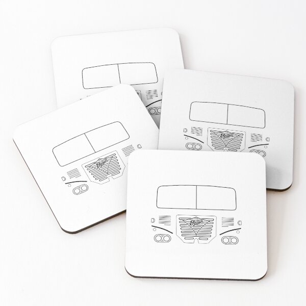 Item preview, Foden S40 1970s heavy lorry black outline graphic designed and sold by soitwouldseem.