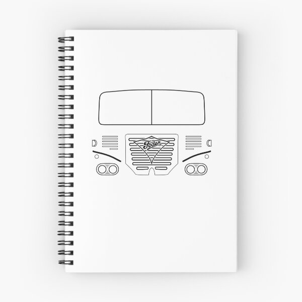Item preview, Foden S40 1970s heavy lorry black outline graphic designed and sold by soitwouldseem.