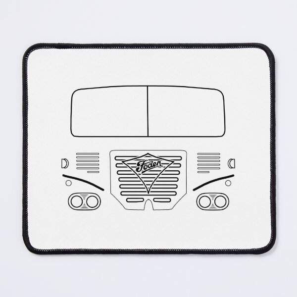 Item preview, Foden S40 1970s heavy lorry black outline graphic designed and sold by soitwouldseem.
