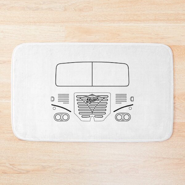 Item preview, Foden S40 1970s heavy lorry black outline graphic designed and sold by soitwouldseem.