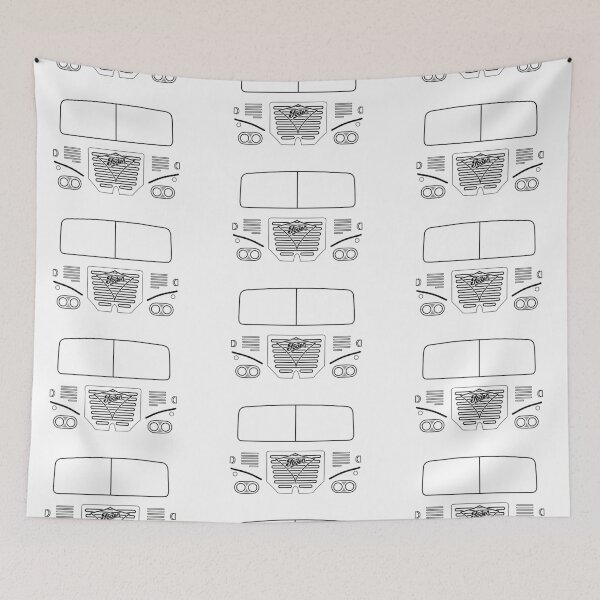 Item preview, Foden S40 1970s heavy lorry black outline graphic designed and sold by soitwouldseem.
