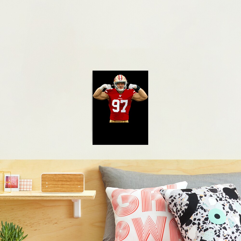 Nick Bosa 97 Strength  Sticker for Sale by TillmanHudson