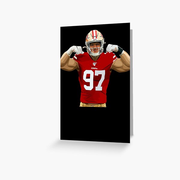 Nick Bosa Jersey Sticker for Sale by aenewby