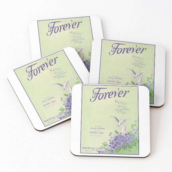 Item preview, FOREVER  (vintage illustration) designed and sold by ART INSPIRED BY MUSIC.