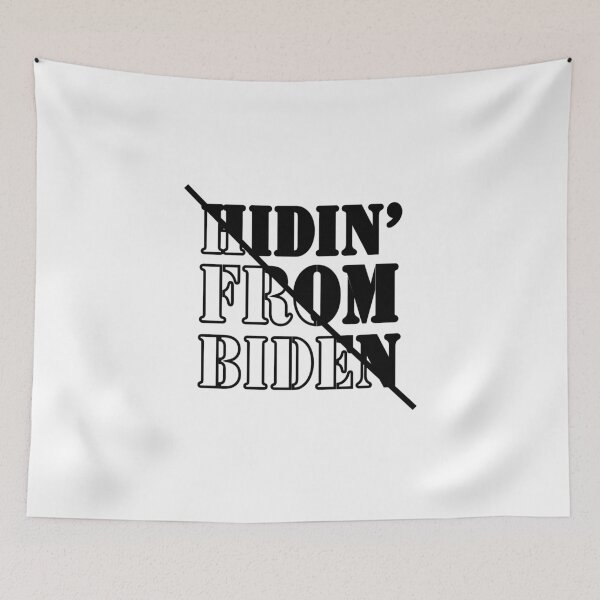 Item preview, Hiding from Biden Black designed and sold by notasimp.