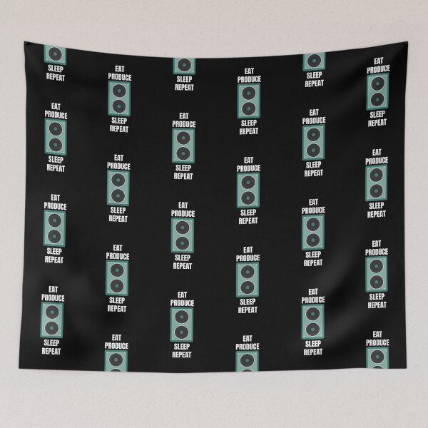 Item preview, Eat Produce Sleep Repeat Music Producer Graphic designed and sold by Amovar.