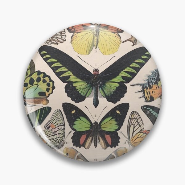 Item preview, //Adolphe Millot butterfly poster designed and sold by gregoryjwestbro.