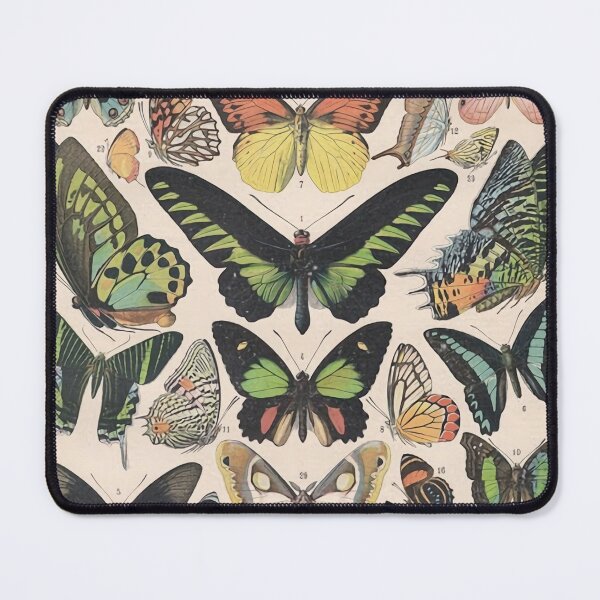 Item preview, //Adolphe Millot butterfly poster designed and sold by gregoryjwestbro.