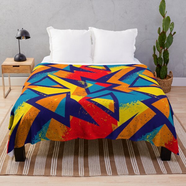 Item preview, Seamless abstract pattern with curved geometry elements and grunge spots designed and sold by TeeFashionShop.