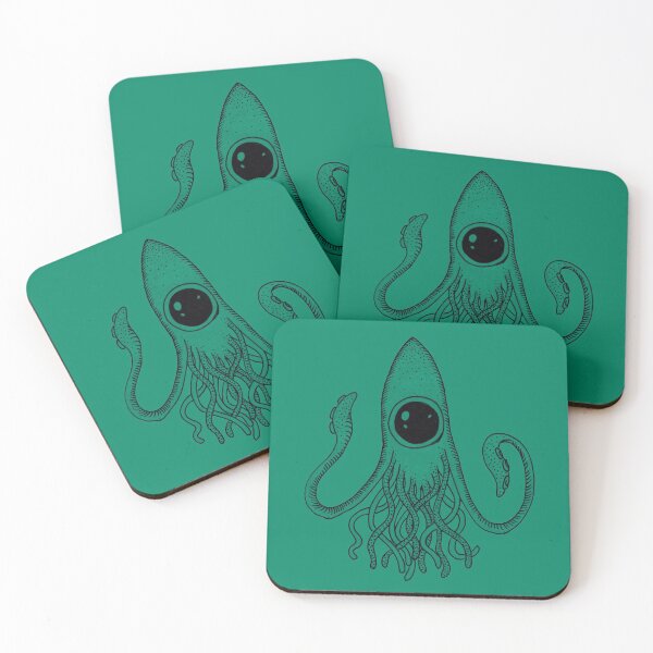 Item preview, Green Squid designed and sold by Owl-n-bear.