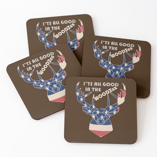 Item preview, American Flag It's All Good In The Woods Deer Hunters designed and sold by tamdevo1.