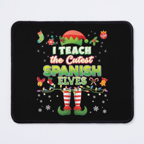 Item preview, Teach Cutest Spanish Elves Teacher Christmas Elf Suit designed and sold by olivee79.