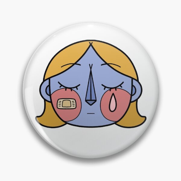 Item preview, Symmetrical girl face simple design designed and sold by cyelpeach.