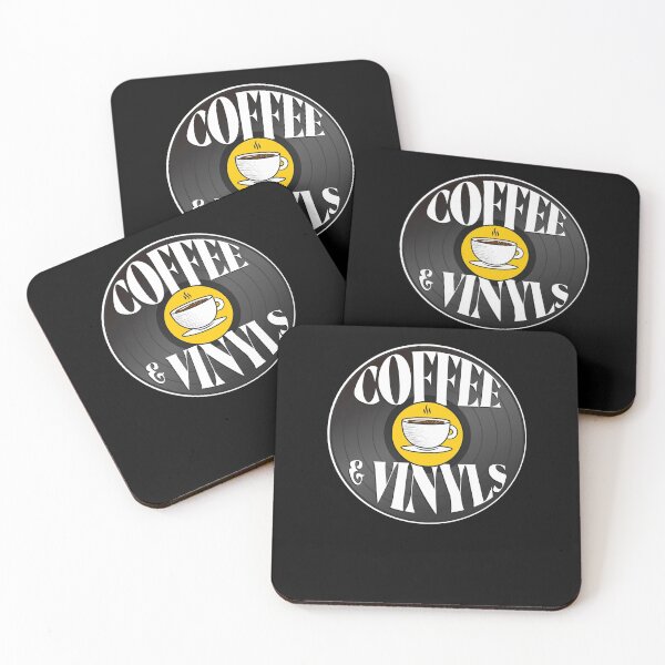 Artikelvorschau, Schallplattensammler-Geschenkidee Kaffee und Schallplatten entworfen und verkauft von Músico Ilustre.