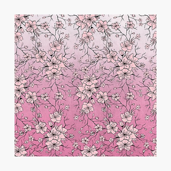Item preview, Cherry Blossoms With Ombre Sky designed and sold by Vimbuy.
