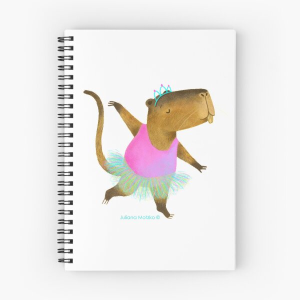 Item preview, Capybara / Nutria dancing ballet designed and sold by julianamotzko.
