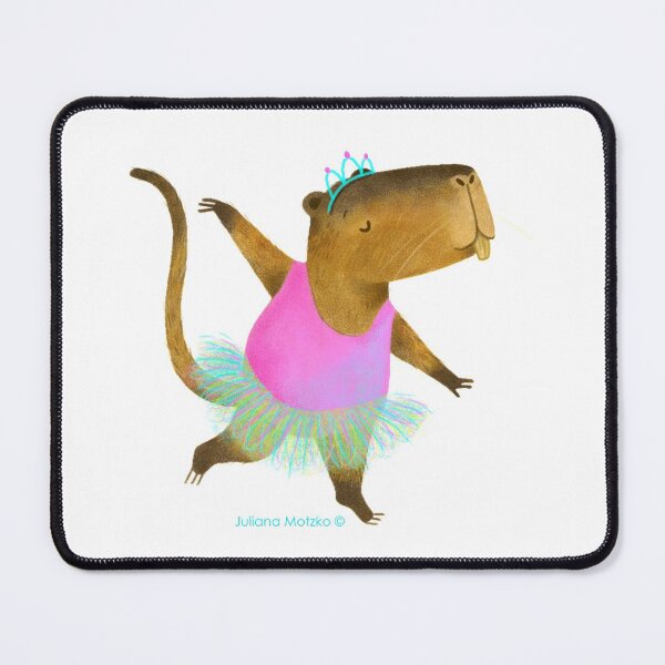 Item preview, Capybara / Nutria dancing ballet designed and sold by julianamotzko.