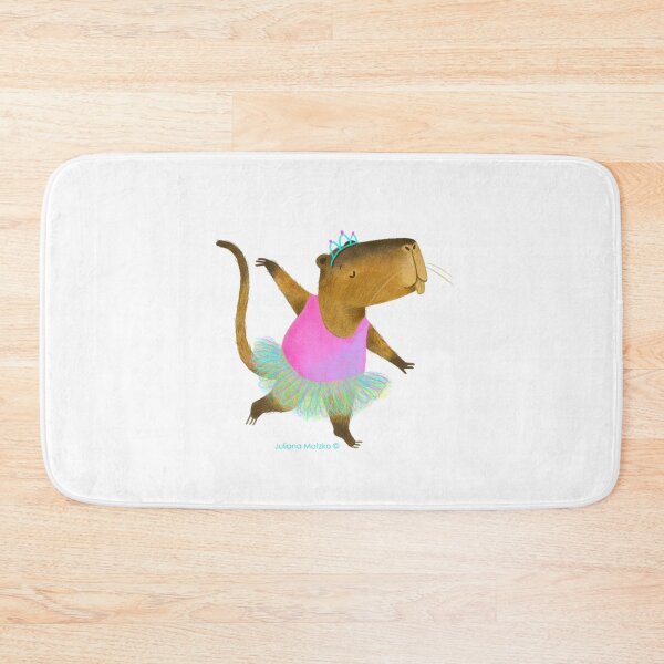 Item preview, Capybara / Nutria dancing ballet designed and sold by julianamotzko.