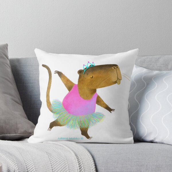 Item preview, Capybara / Nutria dancing ballet designed and sold by julianamotzko.