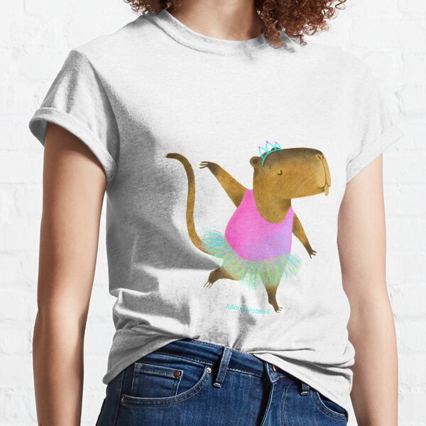 Item preview, Capybara / Nutria dancing ballet designed and sold by julianamotzko.