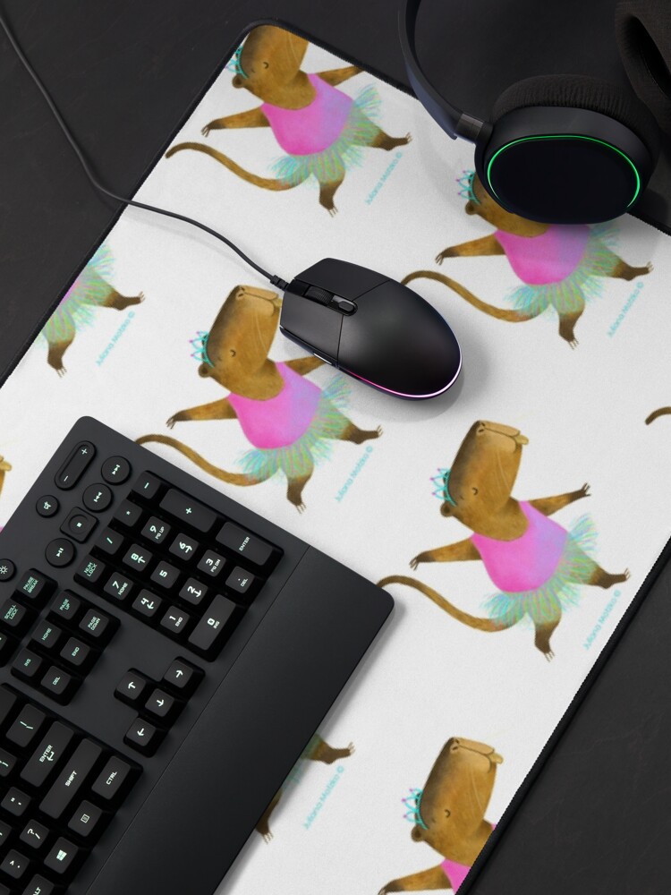 Alternate view of Capybara / Nutria dancing ballet Mouse Pad