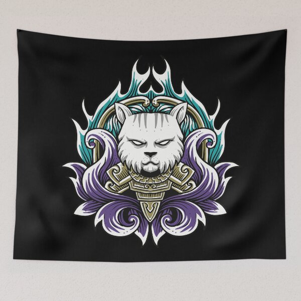 Item preview, The Mighty Warrior Cat designed and sold by Vector Scout Lab.