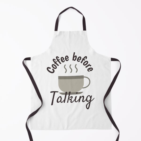 Item preview, Coffee Before Talkee - Cute Cool Cup of Coffee Illustration  designed and sold by Prince - Bestseller ★★★★★.