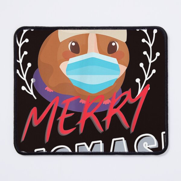 Item preview, Guinea Pig Merry Pigmas Face Mask Christmas Quarantine designed and sold by LucilleRigg.