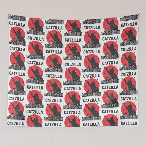 Item preview, Catzilla Japanese| Perfect Gift designed and sold by heathesvan.